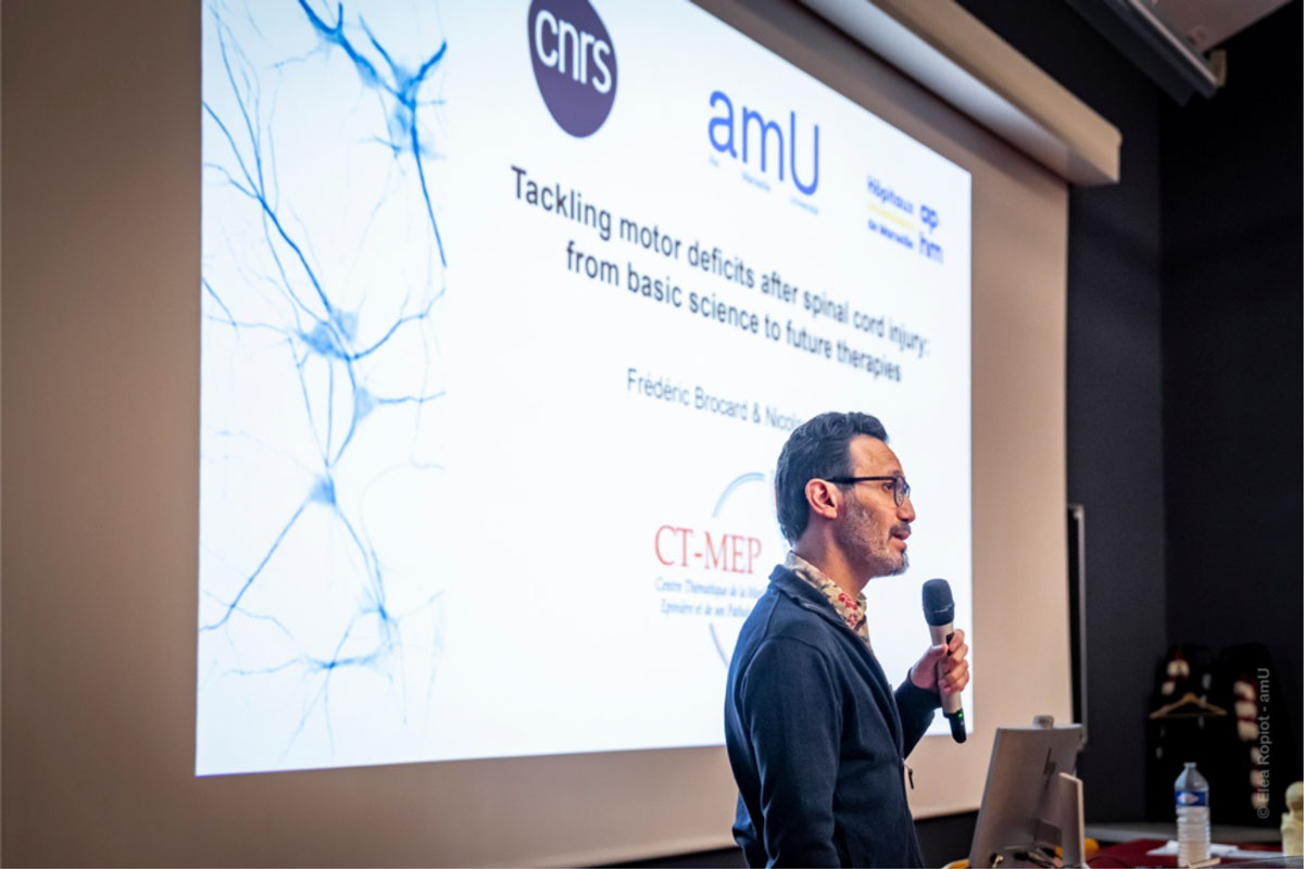 Dr Frédéric Brocard présente ses résultats