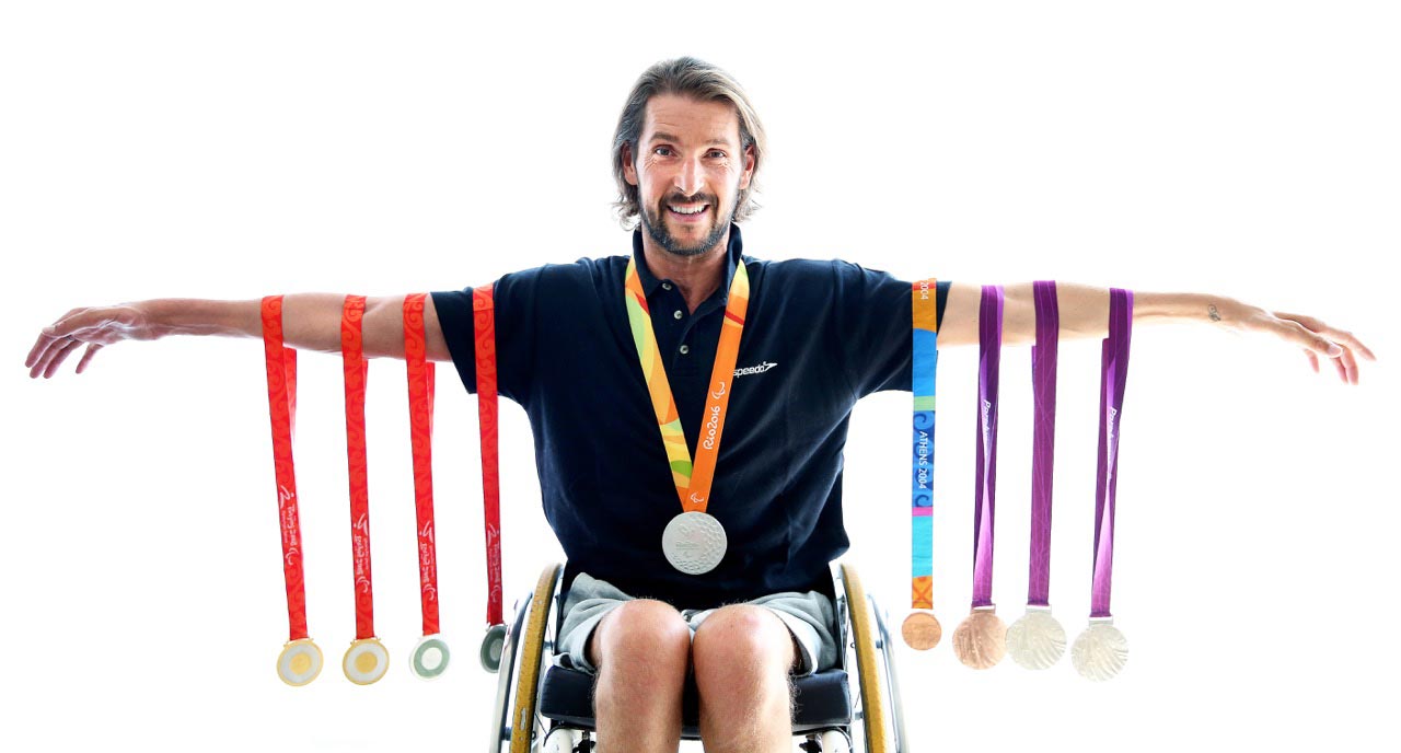 David Smétanine, champion de natation handisport